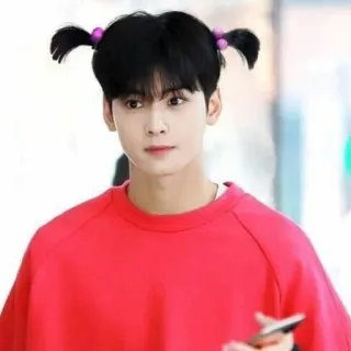 @asianstickers : CHA EUNWOO telegram stickers