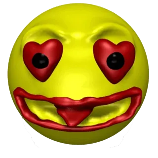 😘 表情符号, 笑脸, 爱, 爱心, 脸 telegram sticker