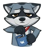 😩 raton laveur, animal, dessin animé, mignon, tasse, boisson telegram sticker