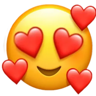 ❤️ 이모지, 사랑, 하트, 애정, 하트 whatsapp sticker