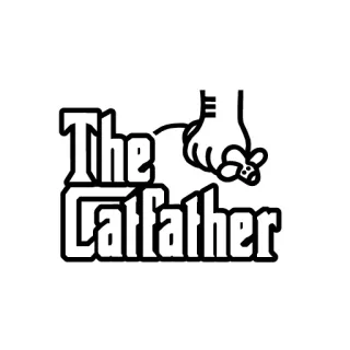 🤘 The Catfather chat, père, souris, parodie, animal de compagnie, animal telegram sticker