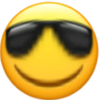 😎 Sunglasses Emoji whatsapp sticker