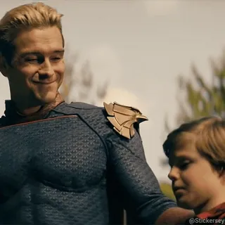 😁 Homelander The Boys Homelander, The Boys, superhero, villain, Anthony Starr, Amazon Prime Video telegram sticker