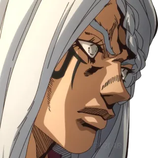 😠 Enrico Pucci JoJo's Bizarre Adventure anime, jojo, enrico pucci, jojos bizarre adventure, pucci telegram sticker