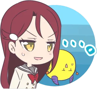 😅 Anime, Kreskówka, Postać, Słodkie, Ilustracja, Naklejka telegram sticker