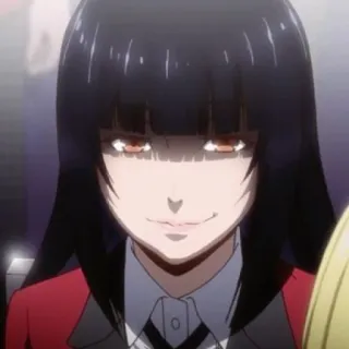 ♣️ Yumeko Jabami Kakegurui anime, kakegurui, yumeko jabami, gambling, school, animation telegram sticker