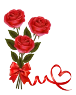 🌸 hoa hồng, đỏ, hoa, bó hoa, tình yêu, quà tặng telegram sticker