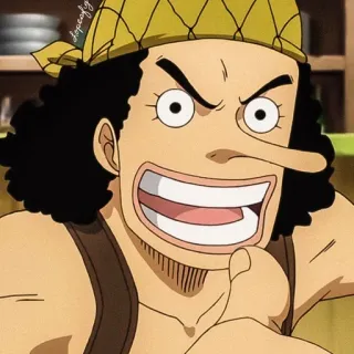 OP usopp  @animespack whatsapp stickers