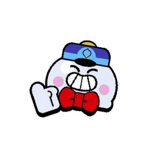👍 Lou Brawl Stars charakter, videospiel, lou, brawl stars telegram sticker