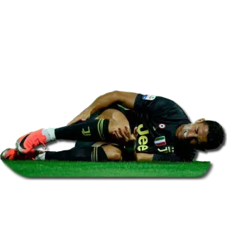 😫 Cristiano Ronaldo voetbal, soccer, blessure, pijn, sport telegram sticker