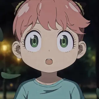 🥜 Anya Forger Spy x Family anime, girl, cute, spy x family, anya forger, cartoon, character whatsapp sticker