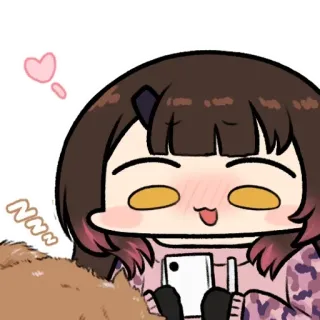 🥰 Nnn Gadis anime, Lucu, Kawaii, Kartun, Stiker telegram sticker