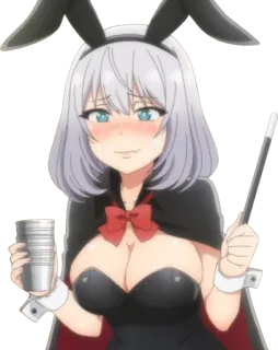 😳 Anime, Bunny Girl, Magia, Słodkie, Kreskówka telegram sticker
