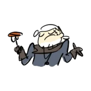 🤷‍♂️ cartoon, character, gesture, disapproval telegram sticker