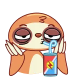 chpic.su • @Premium_Emojis_Telegram | Ленивец telegram stickers