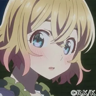 💙 Mami Nanami Rent-A-Girlfriend anime, manga, kawaii, cute, character, girl, fanart telegram sticker