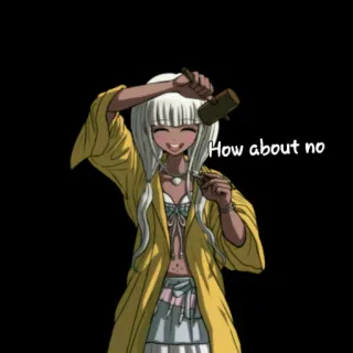 Danganronpa trash telegram stickers