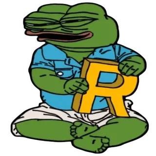 Alphabet with Pepe :: @ppeeppe telegram stickers