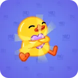 💜 duck telegram sticker