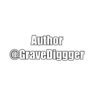 📩 Author
@GraveDiggger auteur, doodgraver, gebruikersnaam, sociale media, tekst, naam telegram sticker
