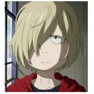 😐 Yuri Plisetsky Yuri on Ice อนิเมะ, ผมสีบลอนด์, บลอนด์, เสื้อฮู้ดสีแดง, Yuri on Ice, ยูริ พลิเซทสกี, ตัวละคร, การ์ตูน telegram sticker