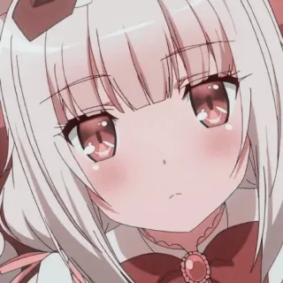 😒 anime, girl, cute, kawaii, manga, character whatsapp sticker