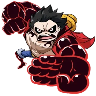 😈 Luffy One Piece Anime, Manga, One Piece, Luffy, Cartone animato telegram sticker
