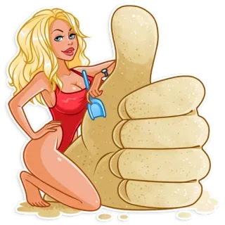 Baywatch | @huickers telegram stickers