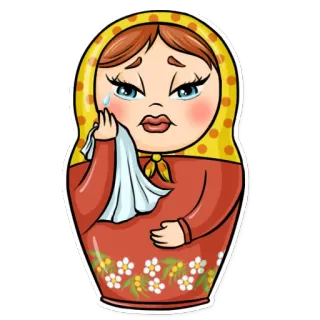 Matryosha telegram stickers