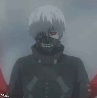 🕹 Ken Kaneki Tokyo Ghoul Anime, Manga, Ghoul, Maske, Horror, Action, Dark Fantasy whatsapp sticker