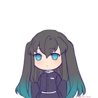 ☁️ Muichiro Tokito Demon Slayer Anime, Chibi, Demon Slayer, Muichiro Tokito, Hashira, Mist Hashira whatsapp sticker