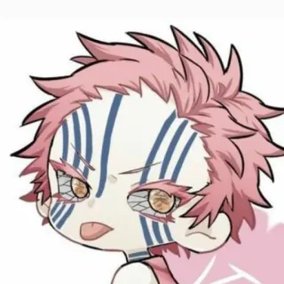 🙄 Akaza Demon Slayer Аказа, Клинок, рассекающий демонов, Аниме, Манга, Демон, Персонаж telegram sticker