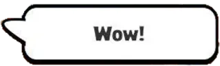 😍 Wow! surprise, reaction, exclamation, amazement telegram sticker
