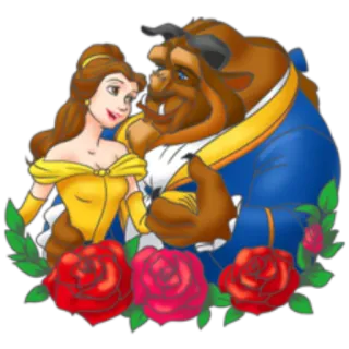 Disney Princess @stickerscar whatsapp stickers