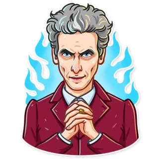 Doctor Who telegram stickers