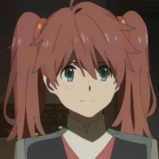 🍡 Miku Darling in the Franxx อนิเมะ, การ์ตูน, ผู้หญิง, ตัวละคร, มิกุ, Darling in the Franxx telegram sticker