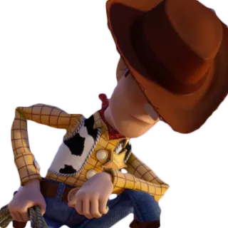 😉 Woody Toy Story Woody, Toy Story, Sheriff, Cartone animato, Disney, Pixar telegram sticker