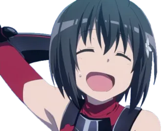😄 动漫, 卡通, 角色, 女孩, 快乐, 微笑, 动画 telegram sticker