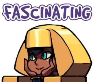 😏 FASCINATING fascinante, personaje, pegatina telegram sticker
