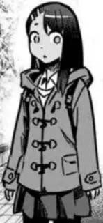 😯 Nagatoro Don't Toy with Me, Miss Nagatoro Anime, Manga, Mädchen, Schule, Uniform, Nagatoro telegram sticker
