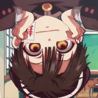 🕊 Hanako-kun Toilet-bound Hanako-kun anime, manga, school, ghost, supernatural, cute telegram sticker