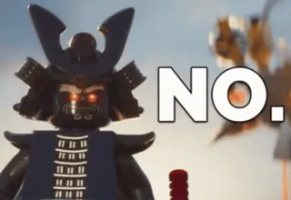 ⚫ NO. Lego, No, Rejection telegram sticker