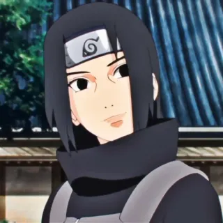 🗡️ Itachi Naruto Аниме, Итачи Учиха, Наруто, Клан Учиха, Ниндзя, Манга telegram sticker