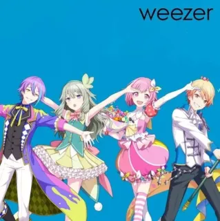 🤪 weezer music, band, group, entertainment, pop telegram sticker