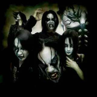 🤘 Banda, Black metal, Maquiagem, Música telegram sticker