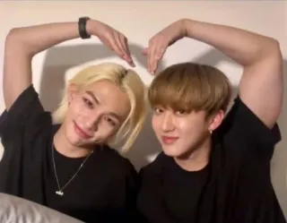 💋 heart gesture, k-pop, men, friends, portrait, selfie telegram sticker
