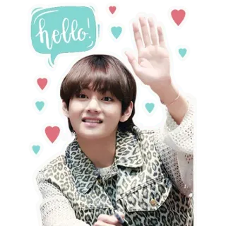 👋 hello! привет, приветствие, мужчина, машет рукой, портрет whatsapp sticker