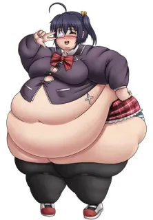 😉 Anime, Cartone animato, Divisa scolastica, Paffuto, Carino telegram sticker
