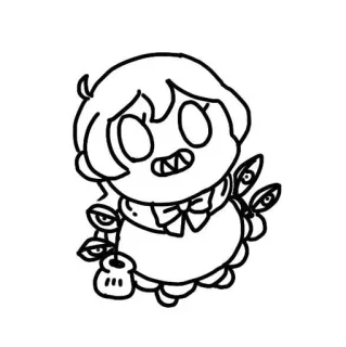 🥺 cartoon, ghost, monster, spooky, cute, eyes, skull telegram sticker