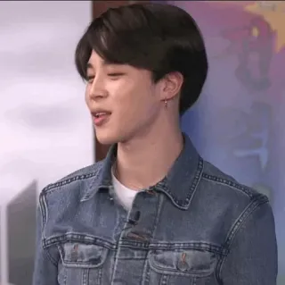 🎫 Jimin Jimin, BTS, K-pop, zanger, beroemdheid, artiest telegram sticker
